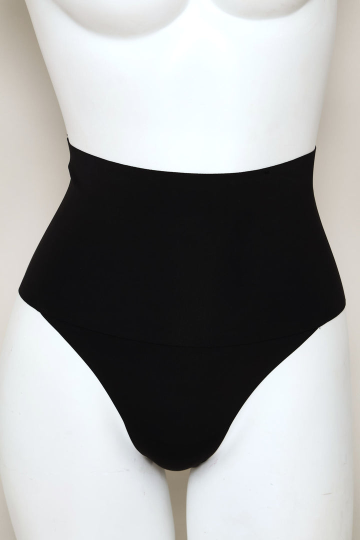 Polyamide Shaper Thong - Black