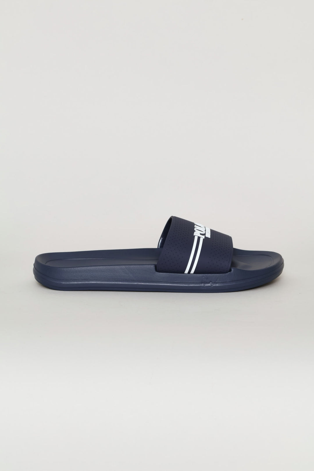 Perforated Logo Slide - Navy