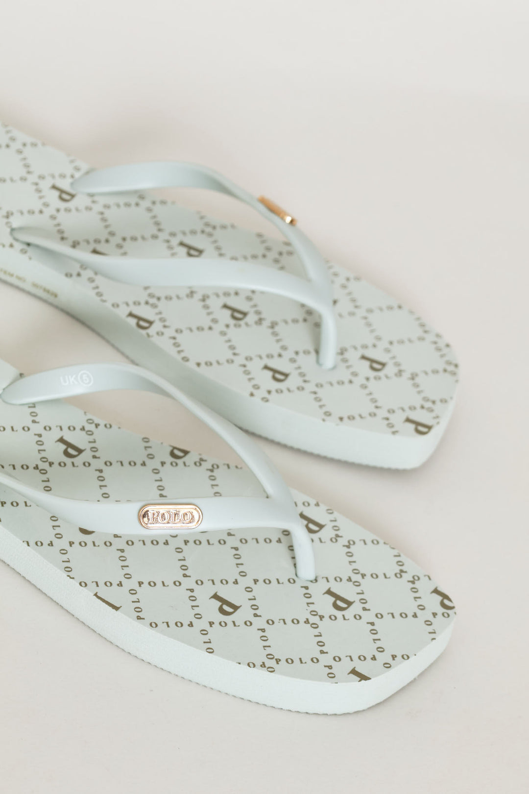 Monogram Flip Flop - Sage