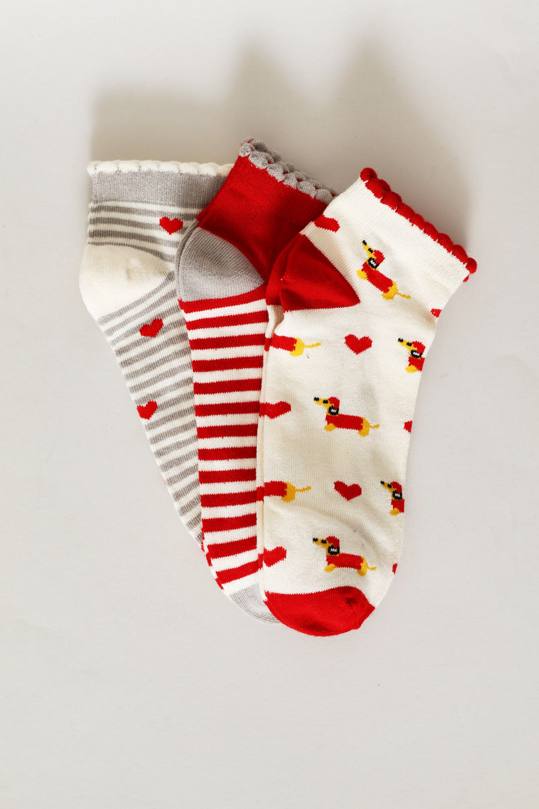 3 Pack Low Cut Festive Dash - Multi