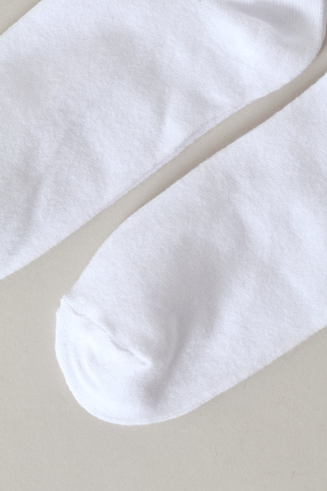 2 Pack Mid Crew Lace Socks - White