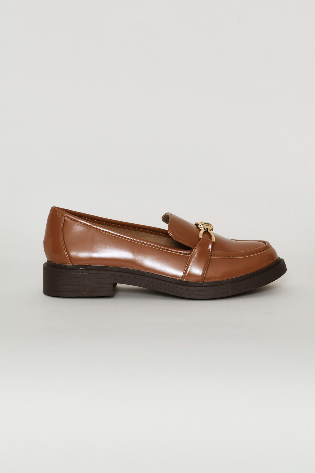 Knotted Trim Chunky Loafer - Taupe