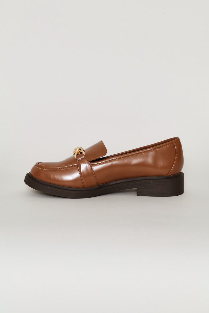 Knotted Trim Chunky Loafer - Taupe