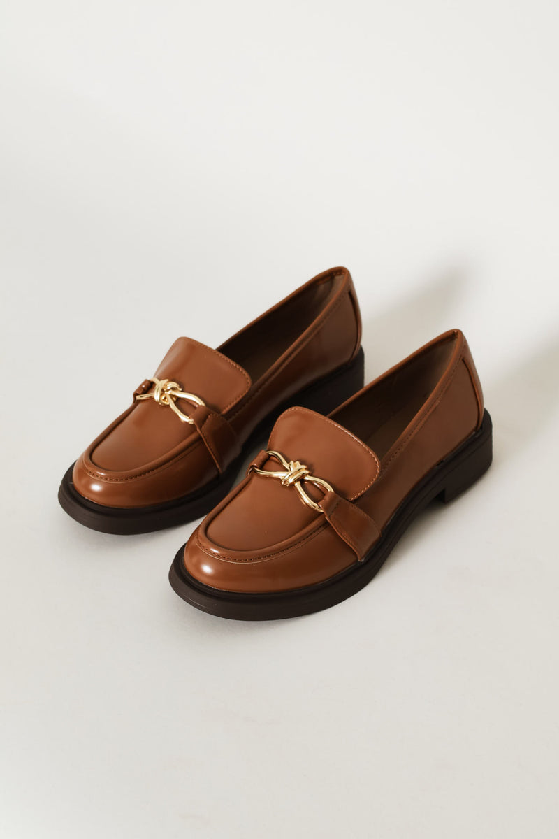 Knotted Trim Chunky Loafer - Taupe