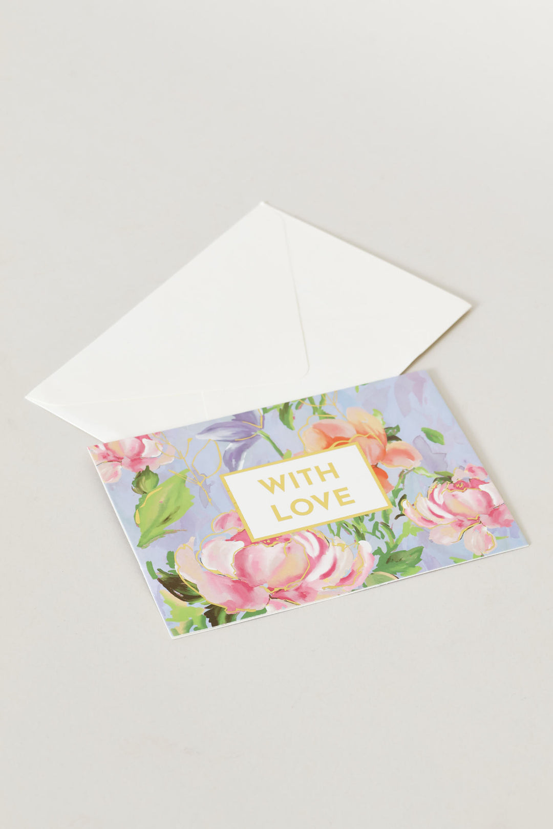 With Love Floral Card - Multi