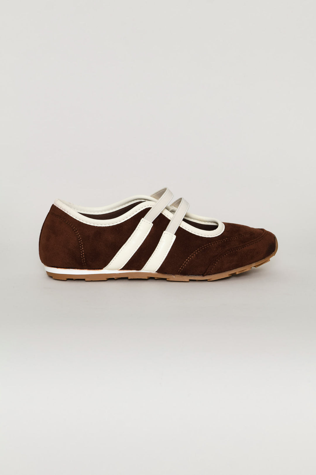 Mary Jane Sport Pump - Chocolate