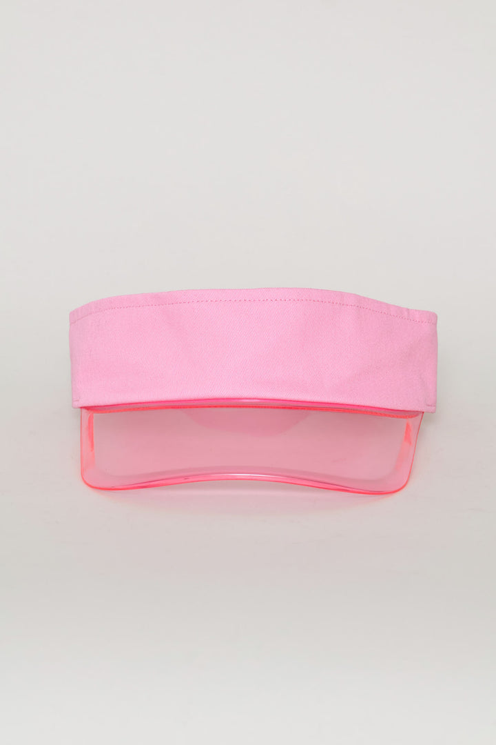 Girls Pvc Visor - Pink