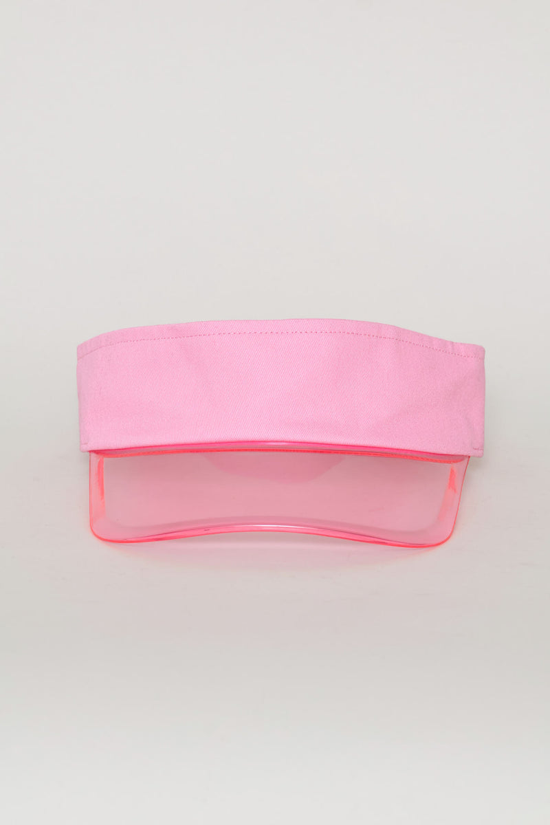 Girls Pvc Visor - Pink