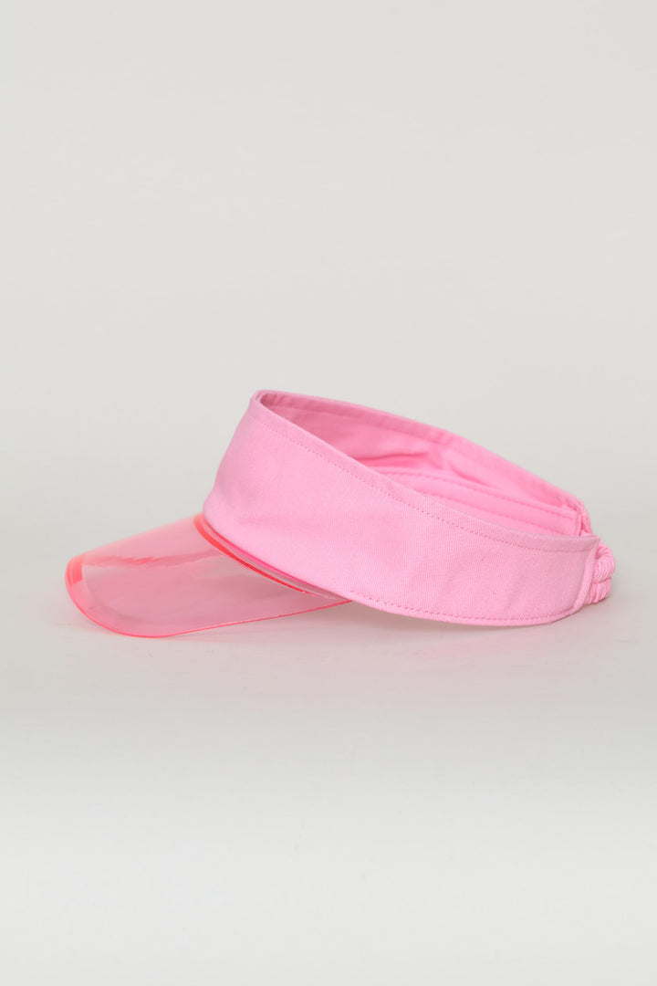 Girls Pvc Visor - Pink