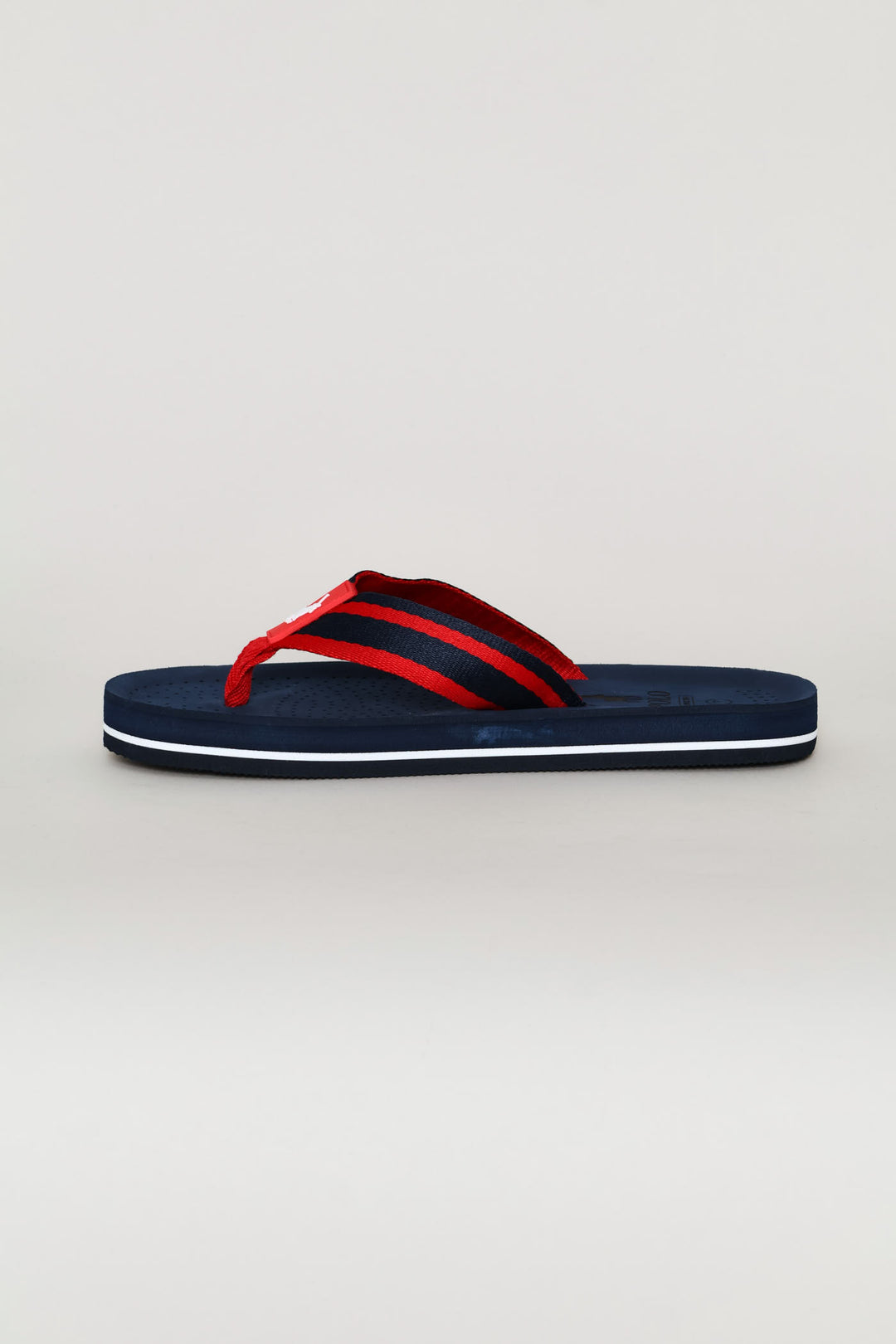 Perforated Flip Flop - Navy
