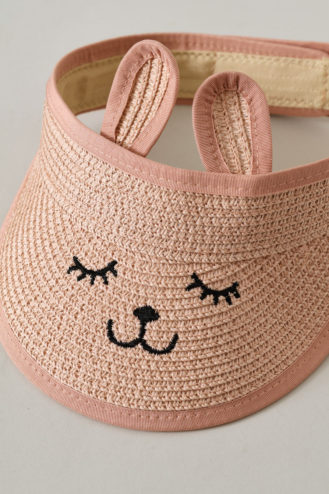 Pre-Girls Novelty Straw Visor - Pink