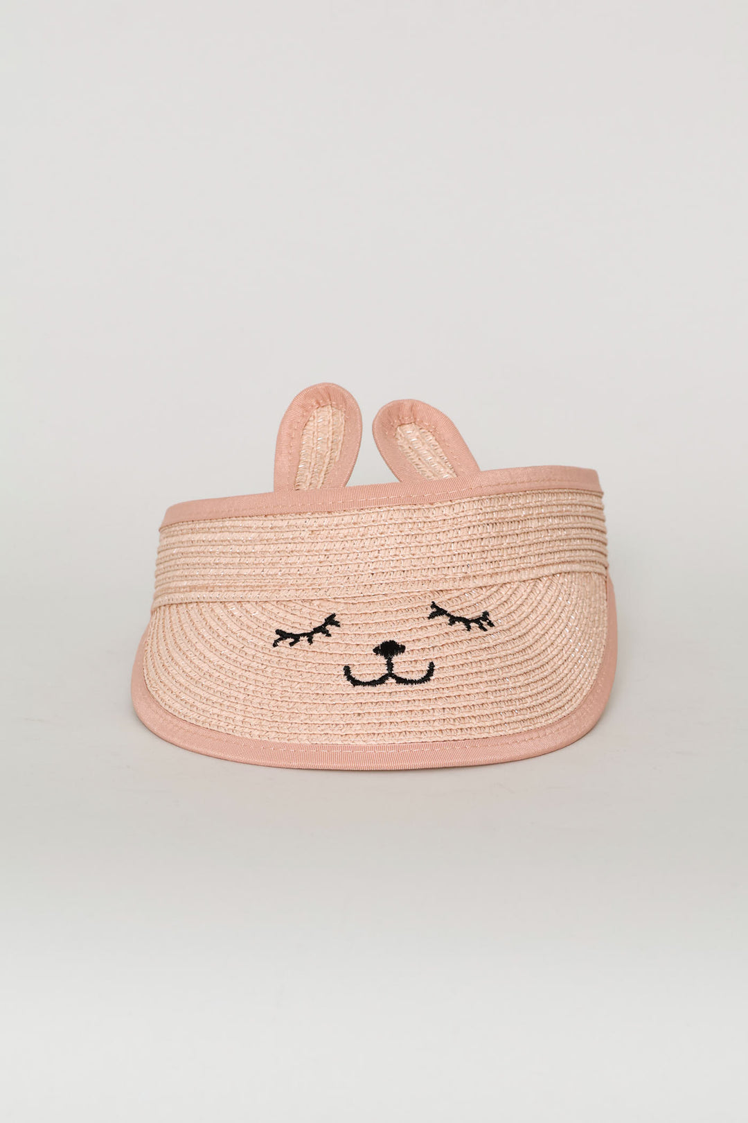 Pre-Girls Novelty Straw Visor - Pink