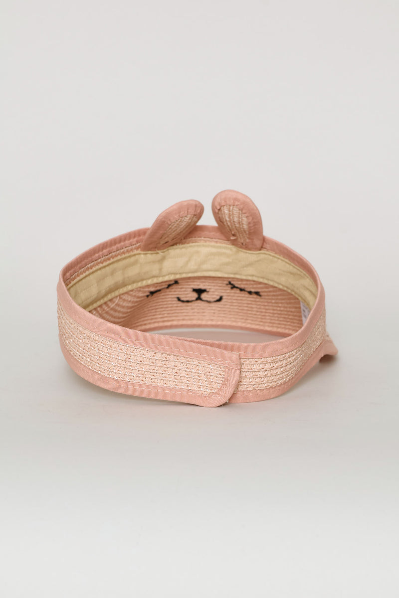 Pre-Girls Novelty Straw Visor - Pink