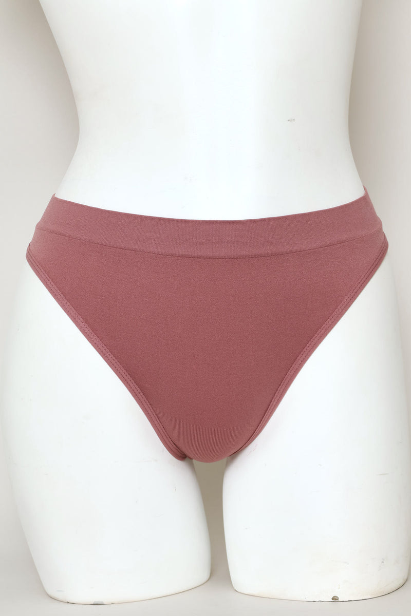3 Pack Seamless Print Thong Panties - Multi