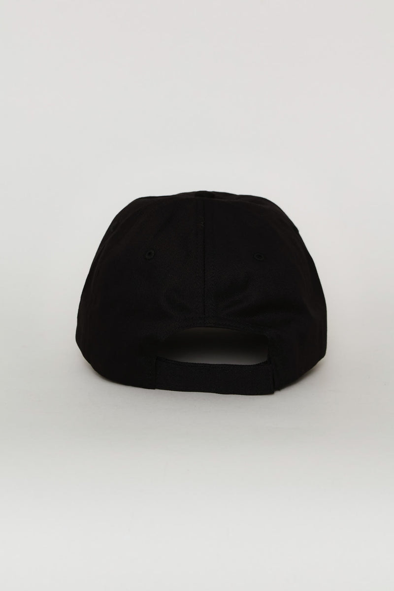 Essential Cat Baseball Cap - Black