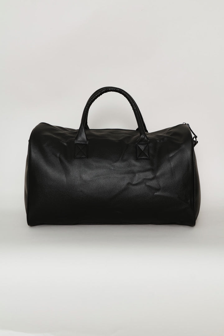 Pu Duffle Bag - Black