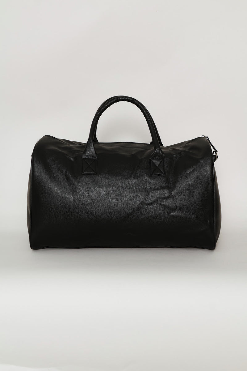 Pu Duffle Bag - Black