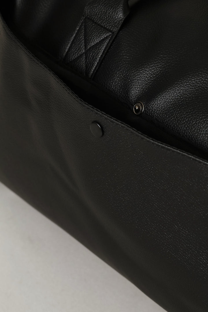 Pu Duffle Bag - Black