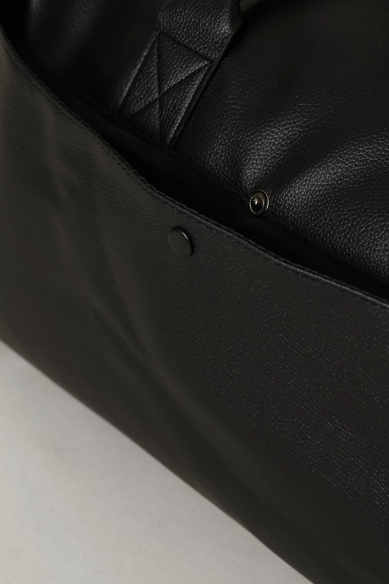 Pu Duffle Bag - Black