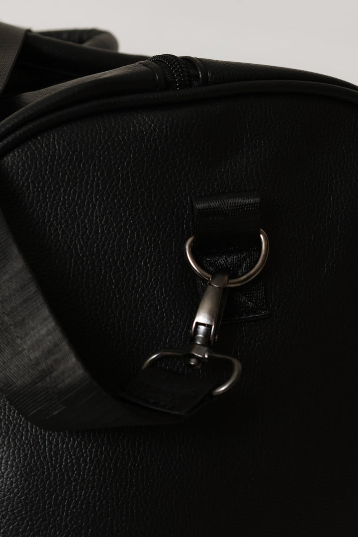 Pu Duffle Bag - Black