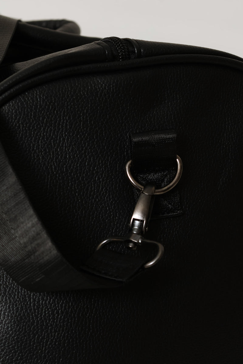 Pu Duffle Bag - Black