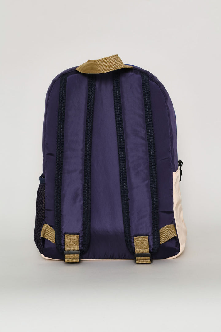 Pre-Boys Badge Backpack - Navy