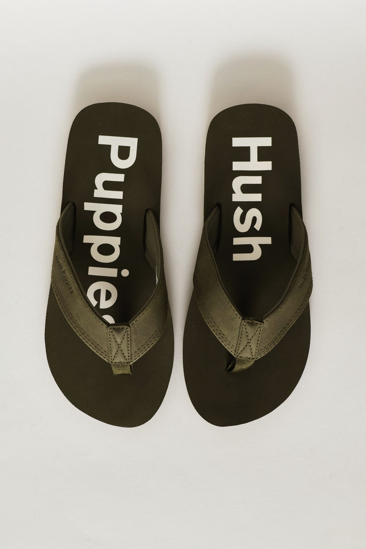 Stomp Wide Vamp Sandal - Olive
