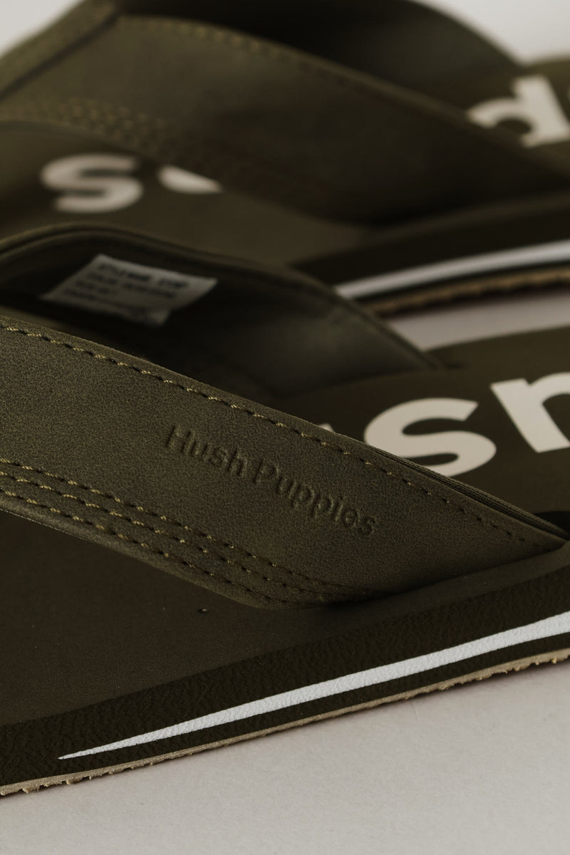 Stomp Wide Vamp Sandal - Olive