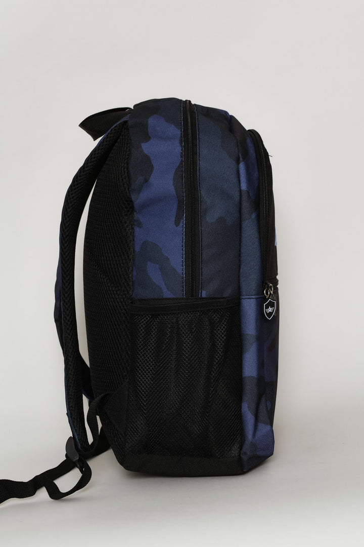 Boys Urban Camo Fashion Backpack - Grey