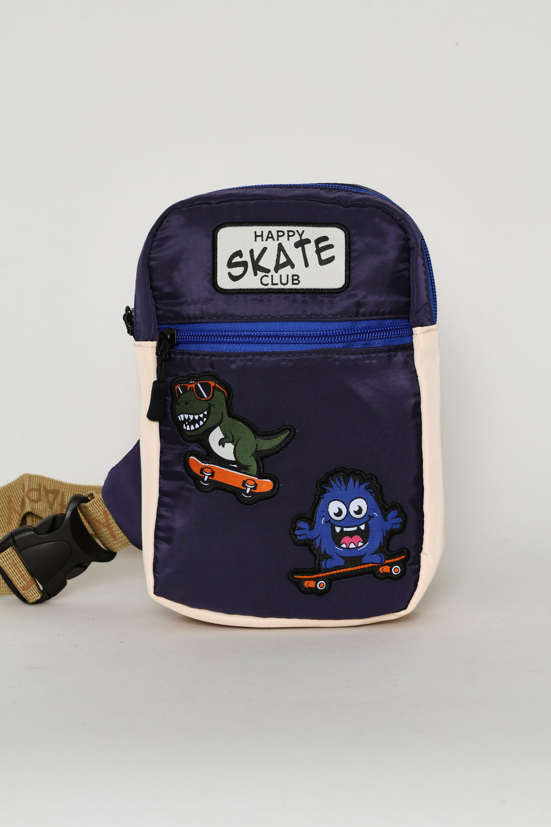 Pre-Boys Badge Sling Bag - Navy