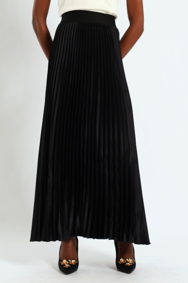 Pleated Skirt - Black