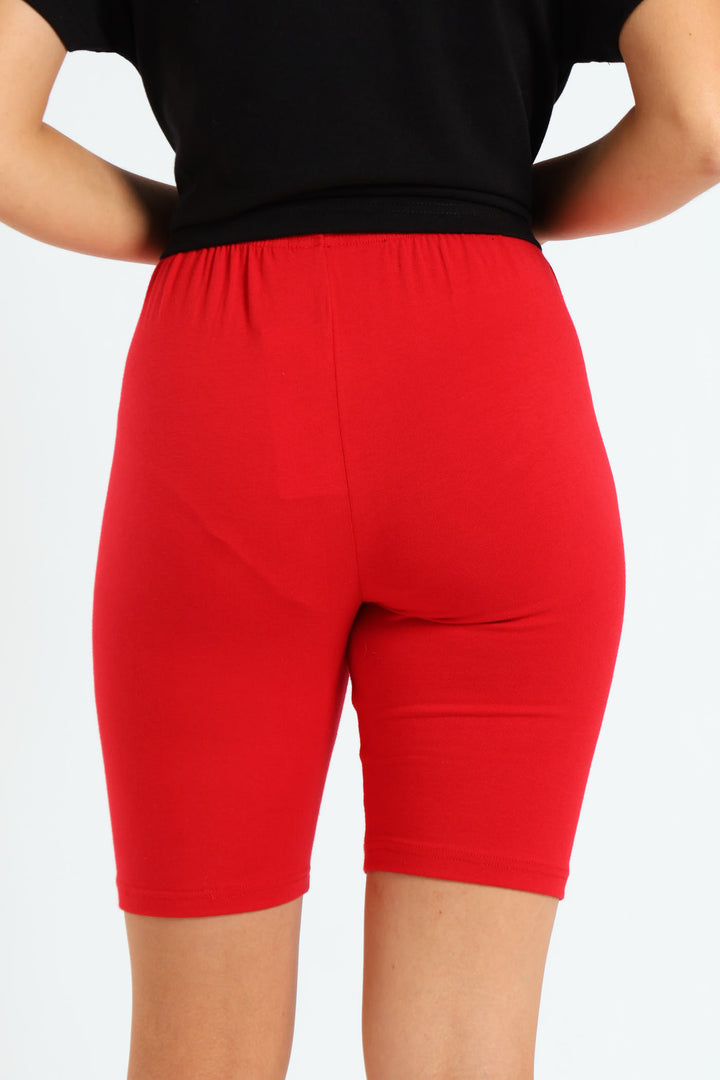 Girls Barbie Cycle Short - Red