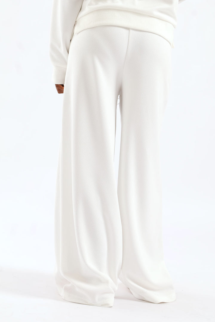 Girls Weekend Favs Baggy Wideleg Pant - Cream