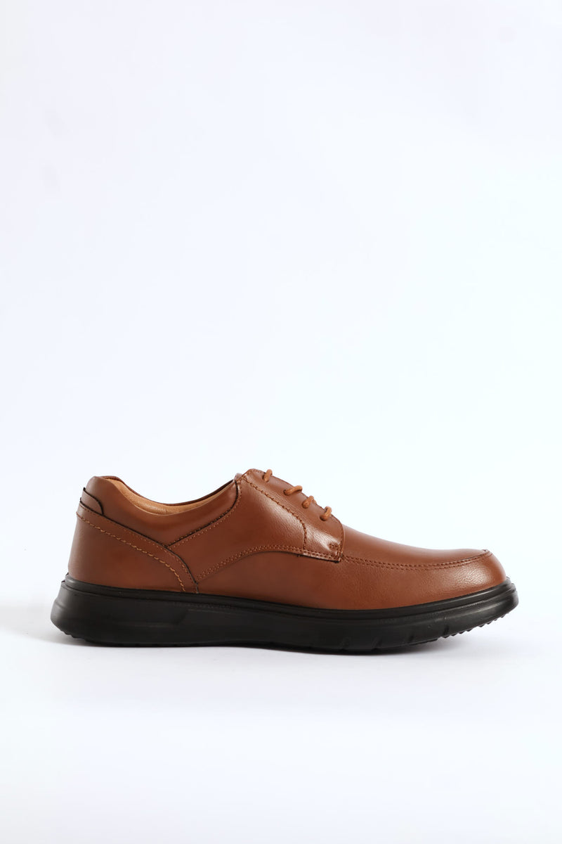 Comfit Smart Casual Lace Up Derby Shoe - Brown