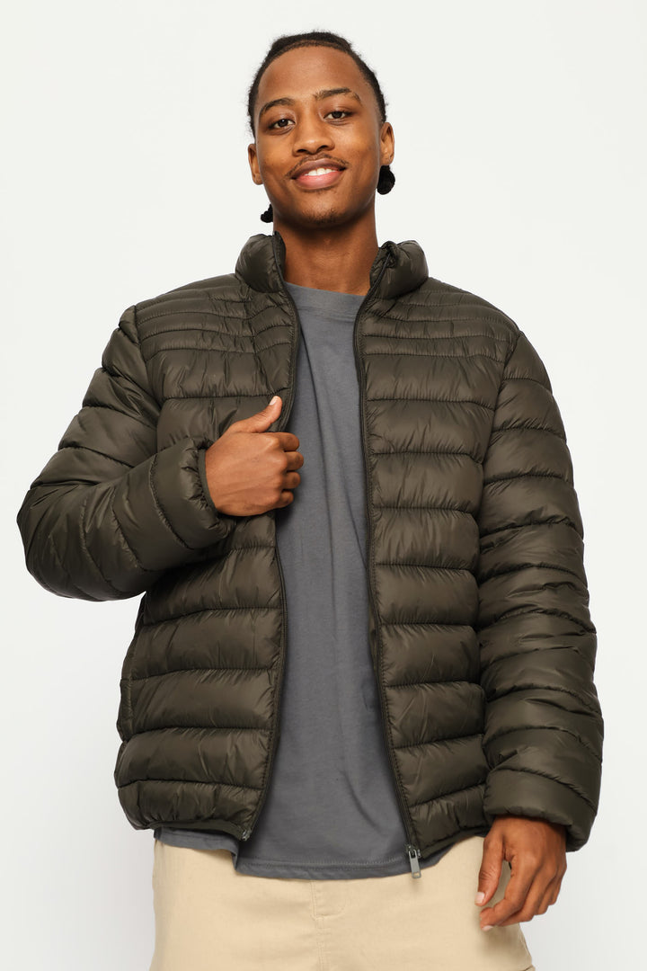 Basic Puffer Jacket - Fatigue