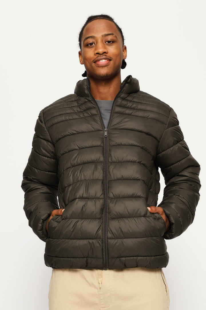 Basic Puffer Jacket - Fatigue