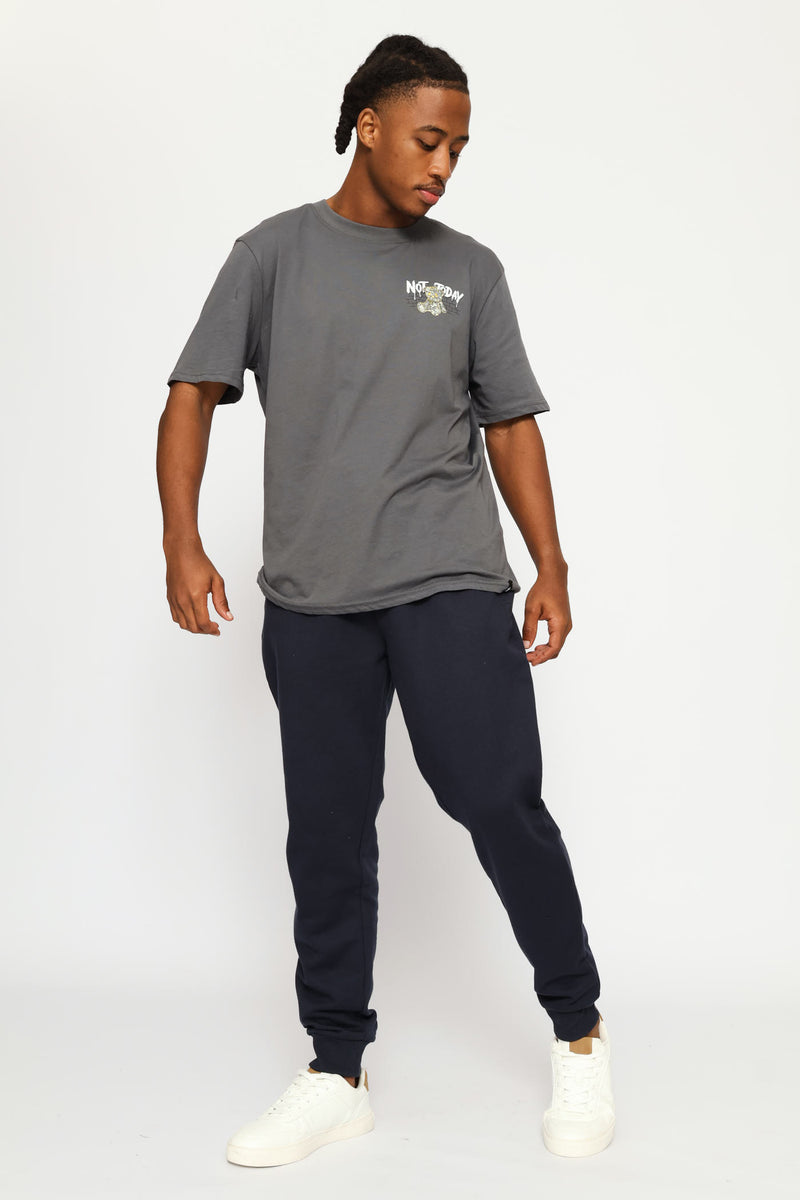Basic Fleece Jogger - Navy