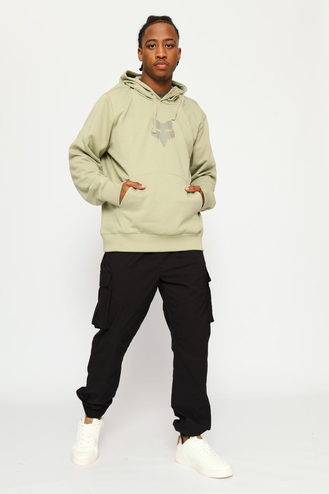 Printed Hoodie - Taupe