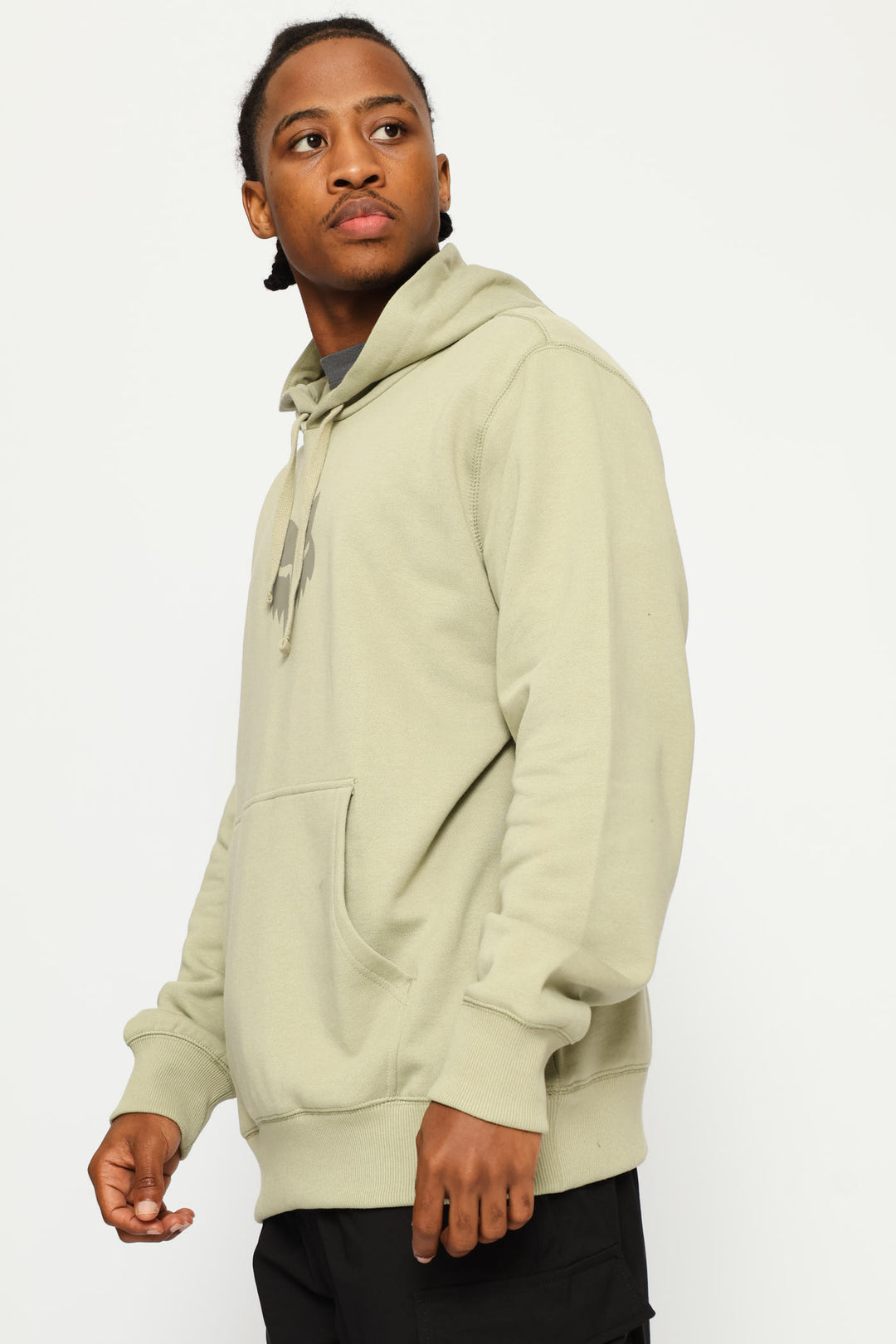 Printed Hoodie - Taupe