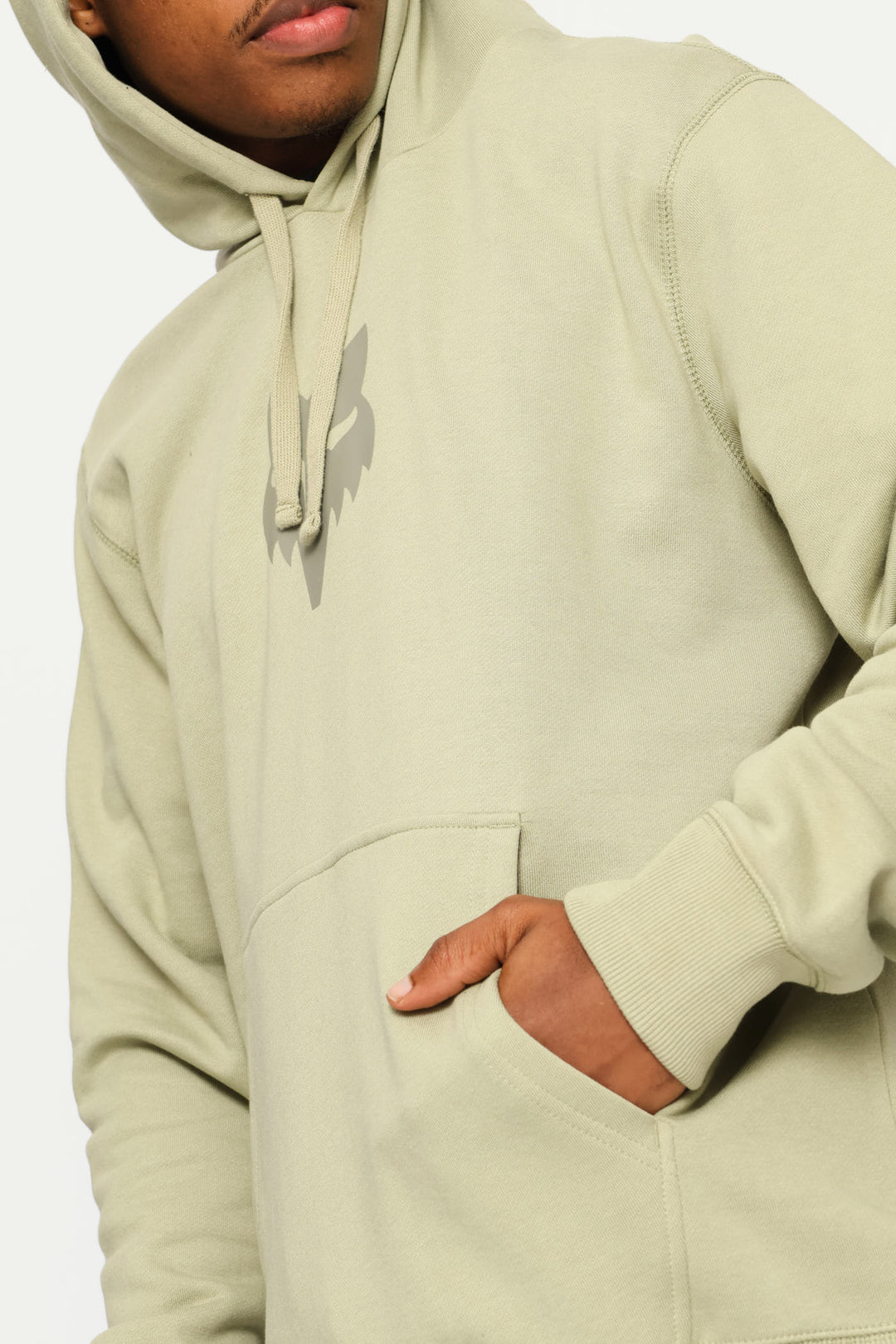 Printed Hoodie - Taupe