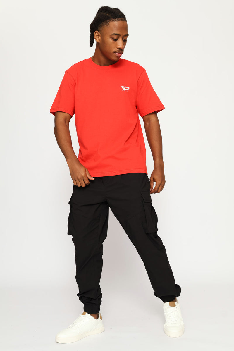Cody Small Logo Crew Neck Tee - Red