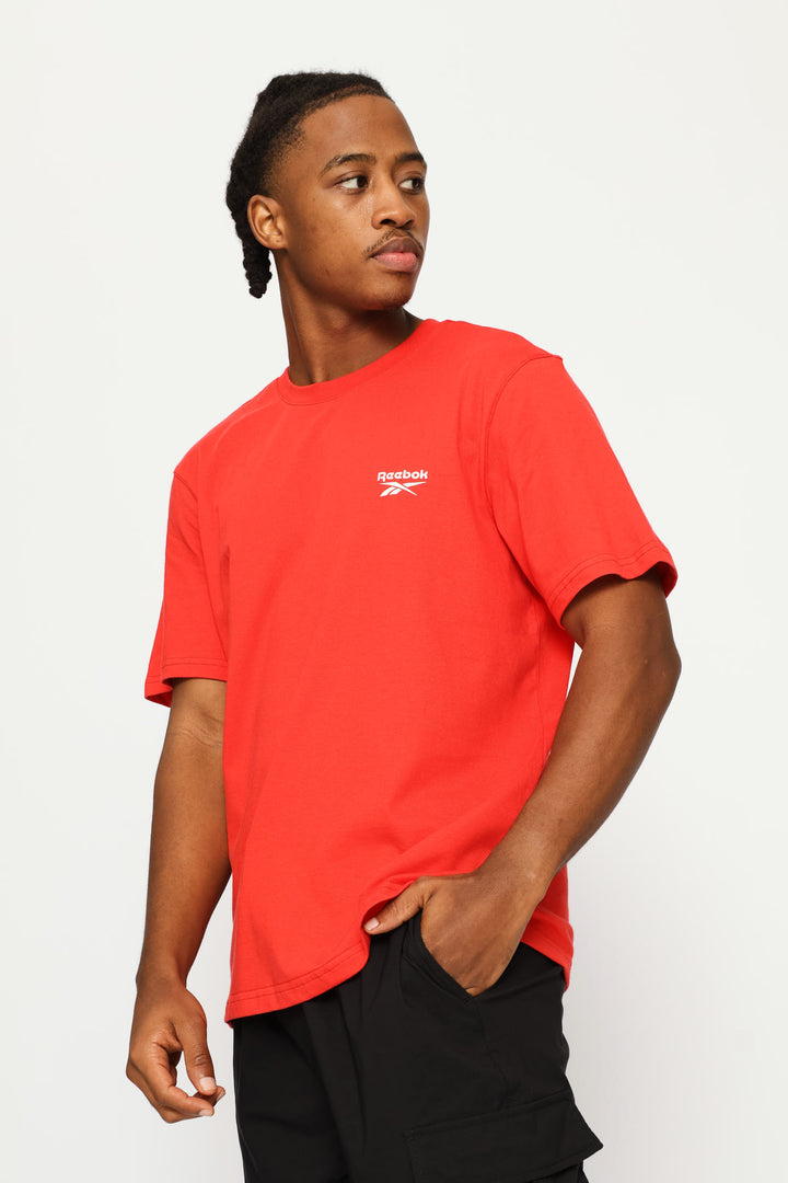 Cody Small Logo Crew Neck Tee - Red