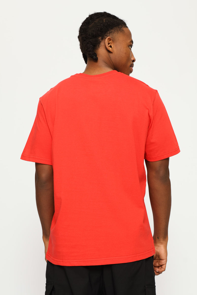Cody Small Logo Crew Neck Tee - Red