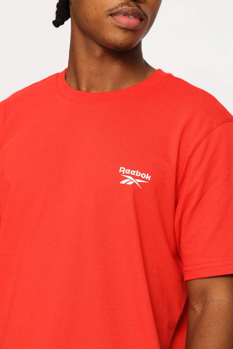 Cody Small Logo Crew Neck Tee - Red