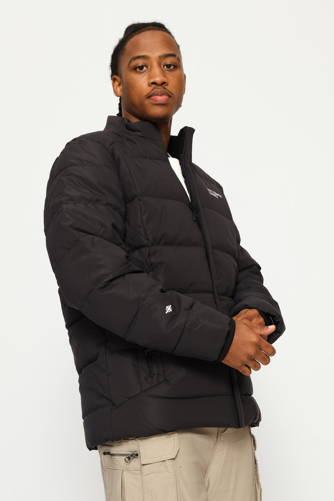 Noam Fur Lined Puffer Jacket - Black