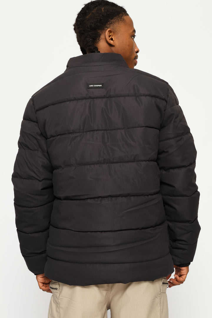 Noam Fur Lined Puffer Jacket - Black