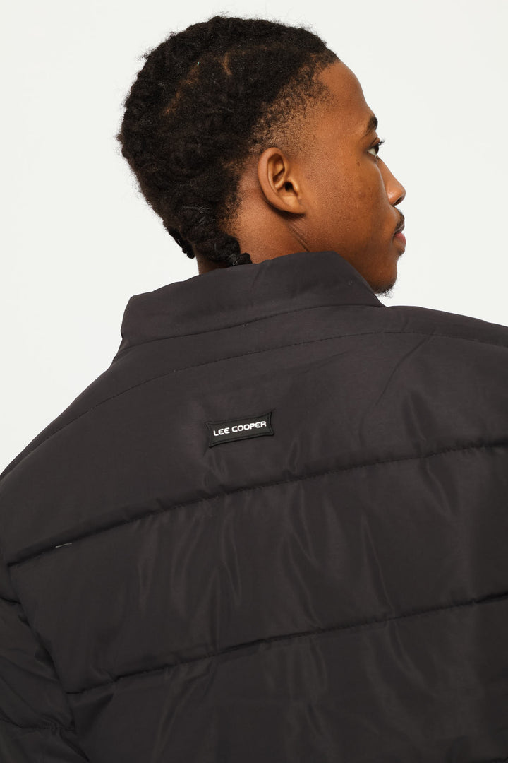 Noam Fur Lined Puffer Jacket - Black