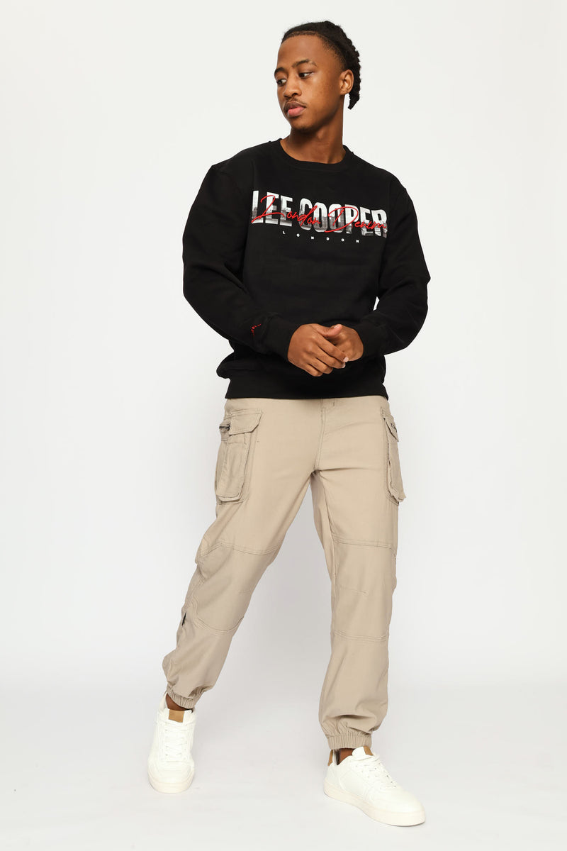 Fabien Crew Top - Black