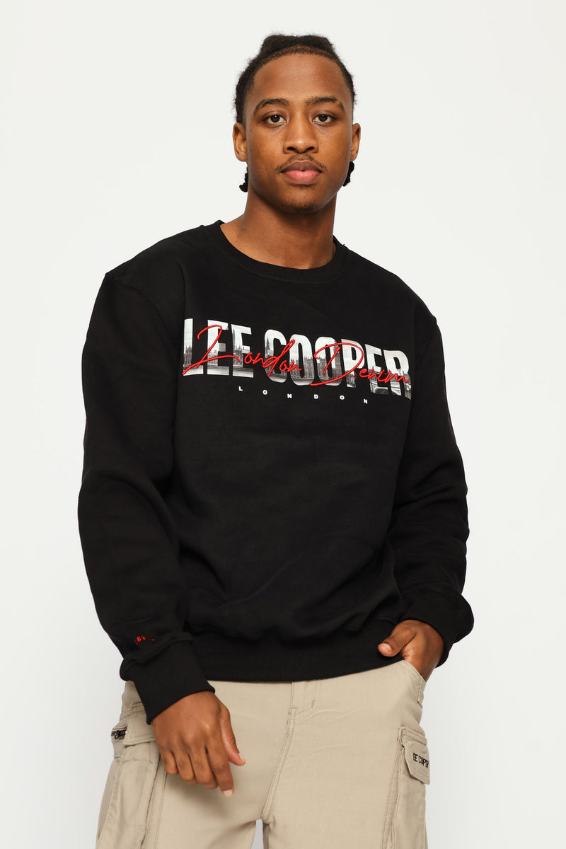 Fabien Crew Top - Black