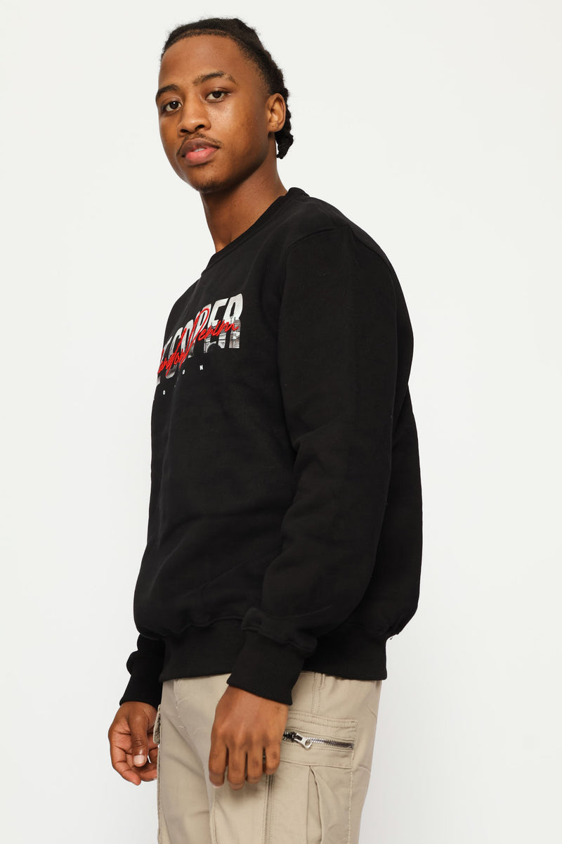 Fabien Crew Top - Black